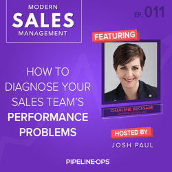 how to diagnose your sales team's performance problems with Charlene DeCesare